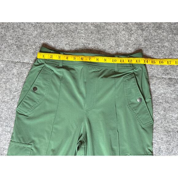 Athleta Vienna Cargo Pants Vineyard Green Lightweight Women Size 4 - Picture 6 of 10